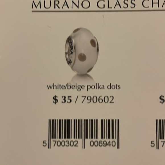 EUC Set of PANDORA Murano Beads - Picture 2 of 5